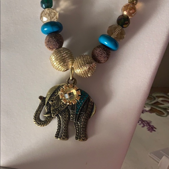 Handcrafted Rhinestone Elephant Crystal Set - Picture 6 of 8